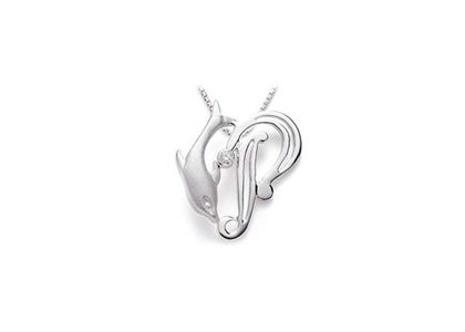 Rhodium Plated | Alphabet Pendants